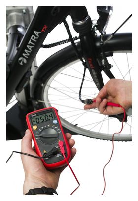 VAR Digital Multimeter Red / Black