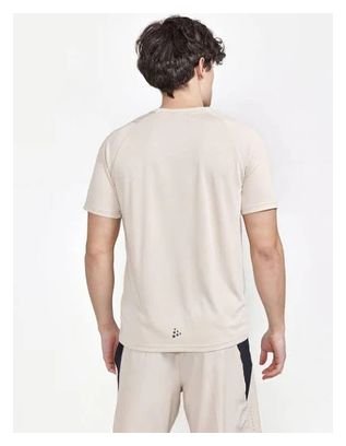 Craft Core Essence Bi-Blend Short Sleeve Jersey Beige
