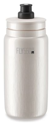 Elite Fly Tex Pearl White Water Bottle, 550 ml