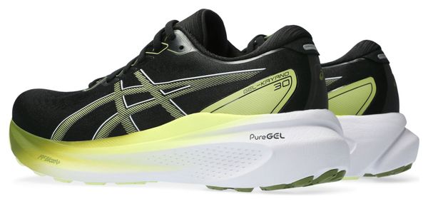 Asics Gel Kayano 30 Running Shoes Black Yellow Men