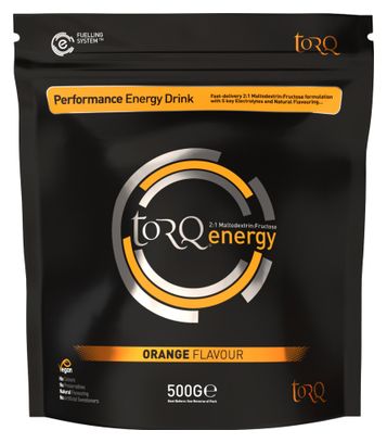 Boisson Énergétique Torq Energy Orange 500g