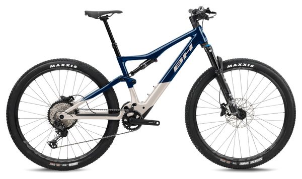 BH iLynx Race 7.7 Shimano Deore/XT 12V 540 Wh 29'' Dark Blue/Beige All-Suspension Electric Mountain Bike