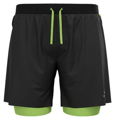 Odlo X-Alp 2-in-1 korte broek zwart/groen
