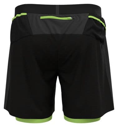 Odlo X-Alp 2-in-1 korte broek zwart/groen