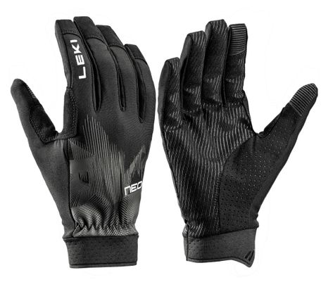 Guanti da trail running Leki Neotrail Nero/Grigio