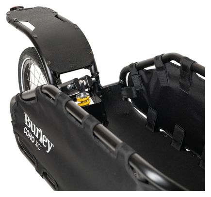 Burley Flatbed – Rimorchio Per Bicicletta Unisex, Nero, Taglia Unica