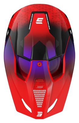 Casque Integral Shot Furious Enfant Stream Rouge Brillant