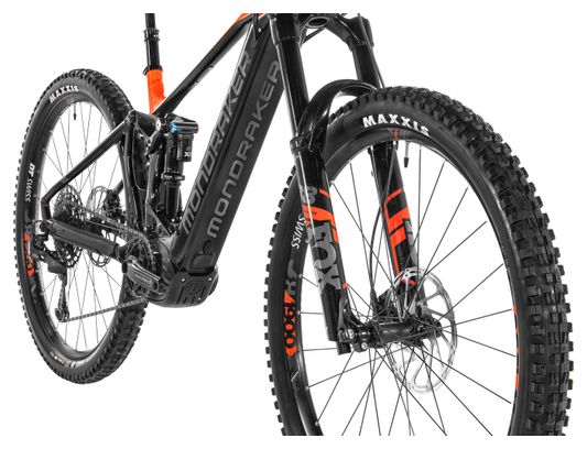 VTT Électrique Tout-Suspendu Mondraker Crafty R Sram GX/NX Eagle 12V 625 Wh 29'' Noir Orange 2021