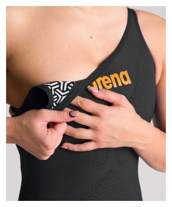 ARENA Carbon GLIDE Powerskin   Dos ouvert - Black Gold -  Combinaison Natation Femme