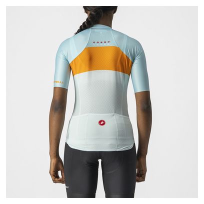 Castelli Aero Pro Blue / Orange Women's Jersey