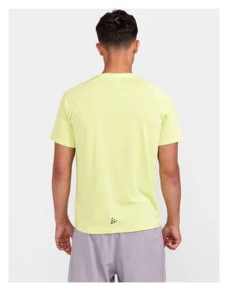 Craft Core Essence Bi-Blend Short Sleeve Jersey Yellow