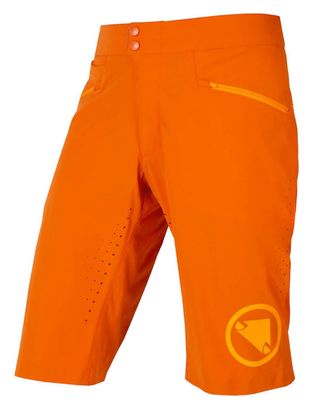 Pantalones cortos Endura SingleTrack Lite Naranja Cosecha