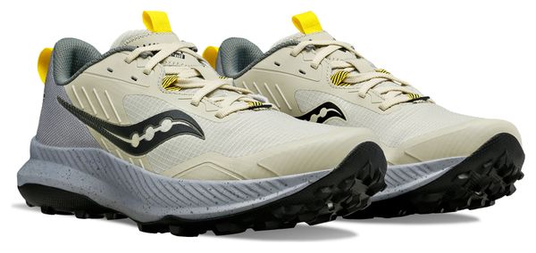 Trail Running Shoes Saucony Blaze TR Beige Grey