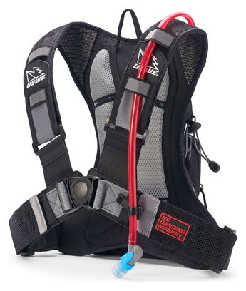 USWE Airborne 3 Hydration Pack with Water Pocket 2L Black / Gray