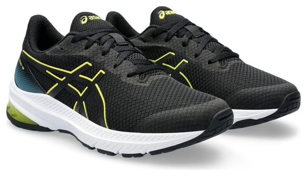 Asics GT-1000 12 GS Kinderhardloopschoenen Zwart Geel