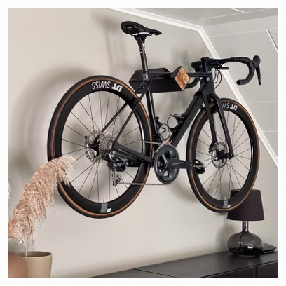自転車 スタンド 壁掛け 新品 PARAX（パラックス） D-RACK Parax D-Rack M Wall Mount Black/Black/Olive Wood | Alltricks.com