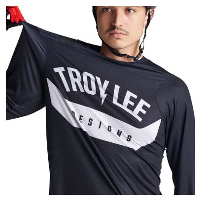 Langarmtrikot Troy Lee Designs Skyline Air Aircore Schwarz