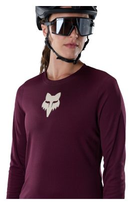 Maglia a maniche lunghe Fox Ranger Fox Head marrone da donna