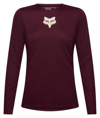 Maglia a maniche lunghe Fox Ranger Fox Head marrone da donna