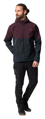 Heren Vaude Qimsa Softshell Jas Paars