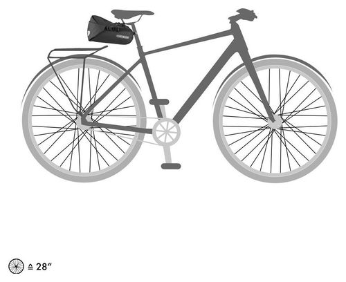 Borsa da sella Ortlieb Two 4.1L Nera