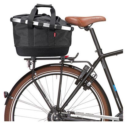 Panier pour Porte-Bagage Racktime Klickfix Bikebasket GT Fleurs Noires