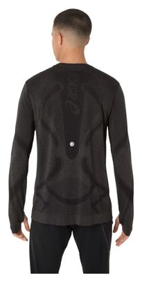 Maillot de manga larga Asics Road Seamless Hombre Negro