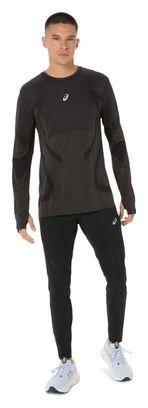 Maillot de manga larga Asics Road Seamless Hombre Negro