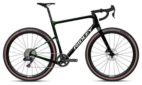 Gravel Bike Ridley Kanzo Adventure Shimano GRX Di2 11V 700 mm Green Stellar  Black| 186-194cm Refurbished Product