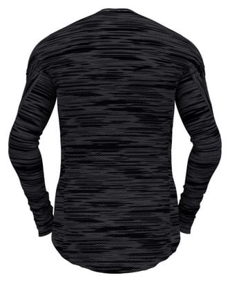 Odlo Zeroweight Ceramiwarm Long Sleeve Jersey Grey / Black