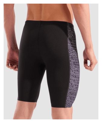 Jammer Arena de piel de serpiente negro para hombre