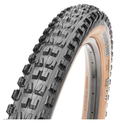 Maxxis Minion DHF 27.5 &#39;&#39; MTB Tire Tubeless Ready Dual Exo Protection Wide Trail (WT) Beige Sidewalls