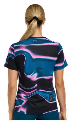 Women's Dharco Aurora Short Sleeve Jersey Black/Rose