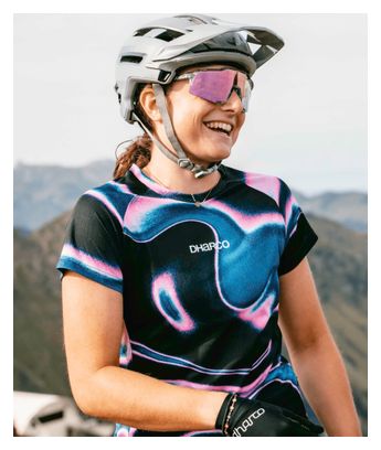 Women's Dharco Aurora Short Sleeve Jersey Black/Rose