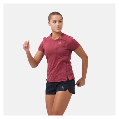 Odlo Zeroweight Engineered Chill-Tec Women's Korte Mouwen Jersey Roze