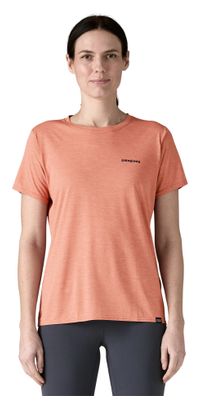 T-Shirt Patagonia Cap Cool Daily Graphic - Waters Rose Femme	