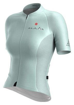 Maillot Adicta Lab Alate V2 Mujer Mangas Cortas Azul