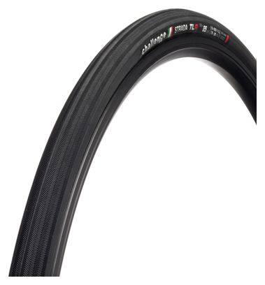 Neumático de carretera  Challenge Strada700 mm Tubeless Ready Soft Nylon-Superlight Black