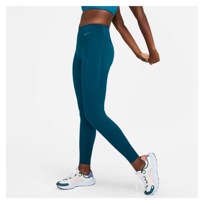 Mallas largas Nike Dri-Fit Go Azul para mujer