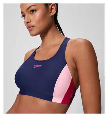 Ensemble Bikini Speedo Colourblock Splice 2.0 Femme Bleu/Rose