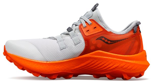 Trail Running Shoes Saucony Endrophin Rift White Orange