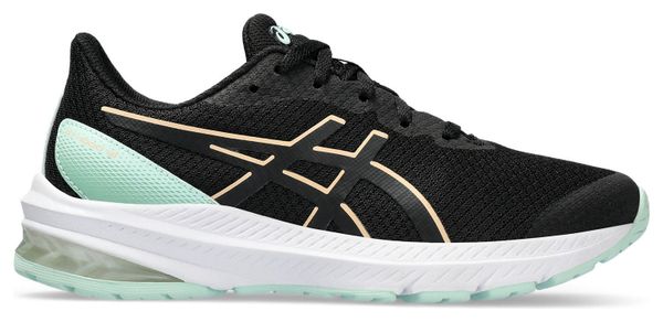 Asics GT-1000 12 GS Kinderhardloopschoenen Zwart Koraal