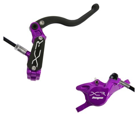 Hope XCR Pro X2 Disc Break - Rear Purple Black Hose