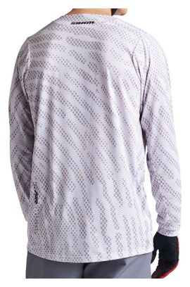 Maillot Manches Longues Troy Lee Designs Skyline Air Sram Gris