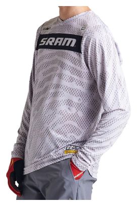 Maillot de manga larga Troy Lee Designs Skyline Air Sram Gris