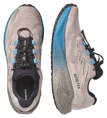 Salomon Aero Blaze 4 GRVL GTX Laufschuhe für Herren, Beige/Blau