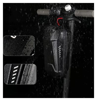 Bike handlebar bag 4L black WILD MAN