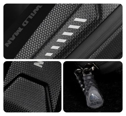 Bike handlebar bag 4L black WILD MAN