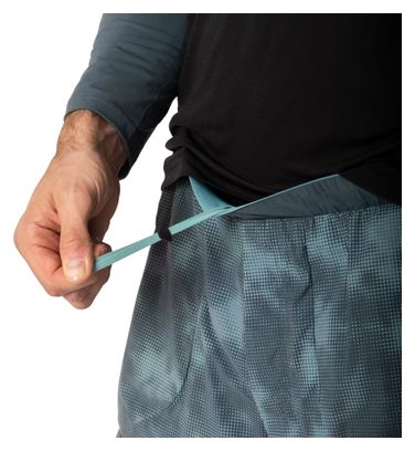 Short 2-en-1 Dynafit Trail Reflectiv Bleu Homme