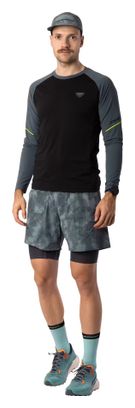 Short 2-en-1 Dynafit Trail Reflectiv Bleu Homme